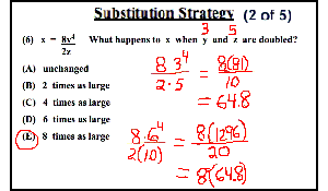 SAT Substitution Strategy 2 of 5